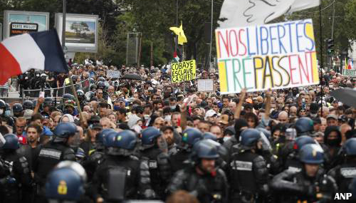 237.000 Fransen demonstreren tegen coronapas