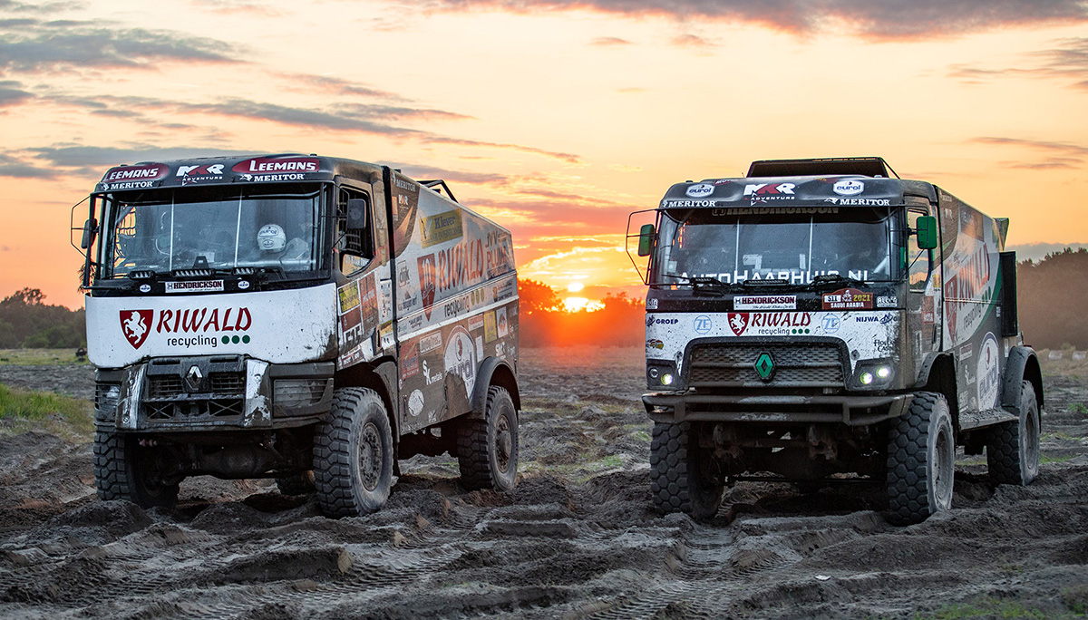Riwald Dakar Team test de nieuwe hybride configuratie