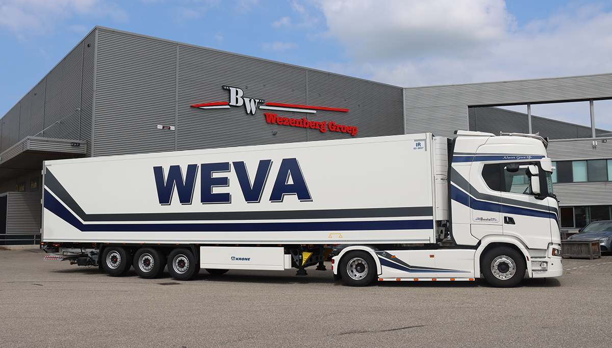 Nieuwe polyester Krone koeloplegger voor WEVA Transport 