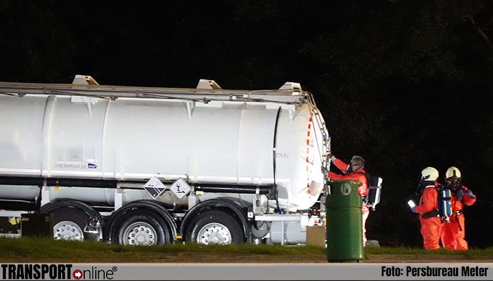 GRIP 1 vanwege lekkende tankwagen bij tankstation langs A28 [+foto]