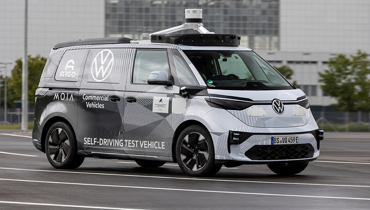 Volkswagen Bedrijfswagens presenteert autonoom rijdende ID. Buzz AD prototype op IAA Mobility
