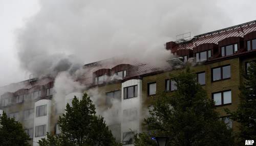 Ruim 20 mensen naar ziekenhuis door explosie in wooncomplex Zweden