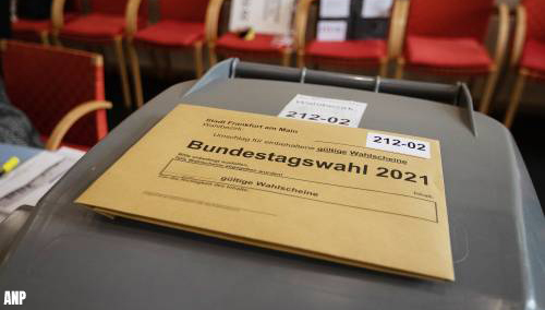 Exitpoll: SPD en CDU/CSU gelijk op in de Duitse verkiezingen