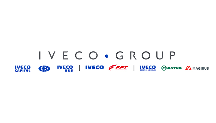 De naam en het nieuwe logo van de Iveco-groep