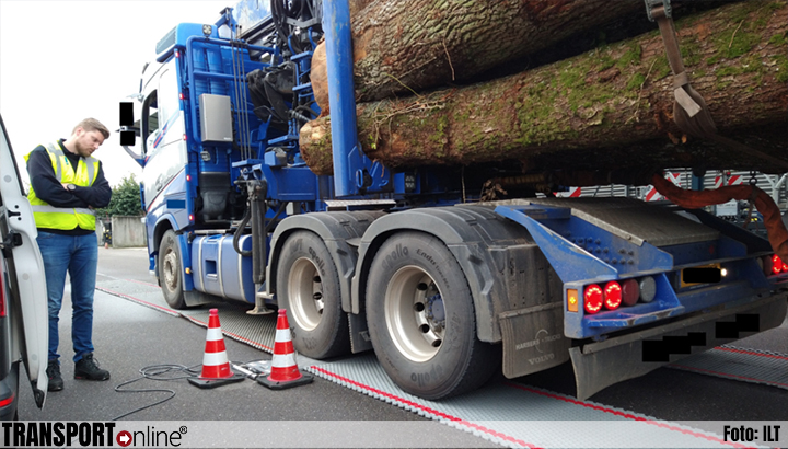 Vrachtwagens in Limburg soms fors te zwaar [+foto's]