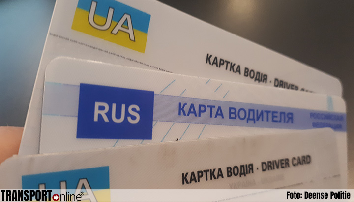 Oekraïense chauffeur verstopt extra chauffeurskaarten in koelkast
