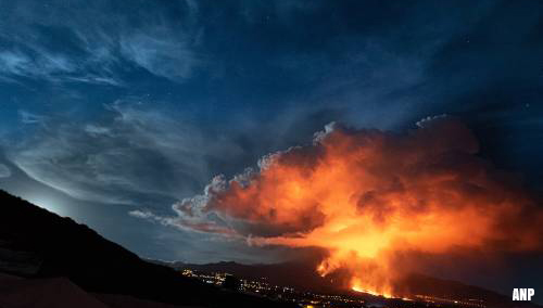 Vliegveld La Palma opnieuw buiten bedrijf door vulkaanas
