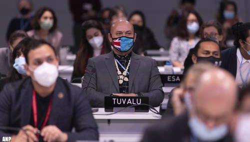 'Zinkende' eilandstaat Tuvalu teleurgesteld over klimaatdeal
