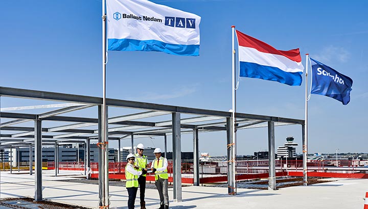Schiphol beëindigt samenwerking met Ballast-Nedam TAV bij bouw A-pier Schiphol