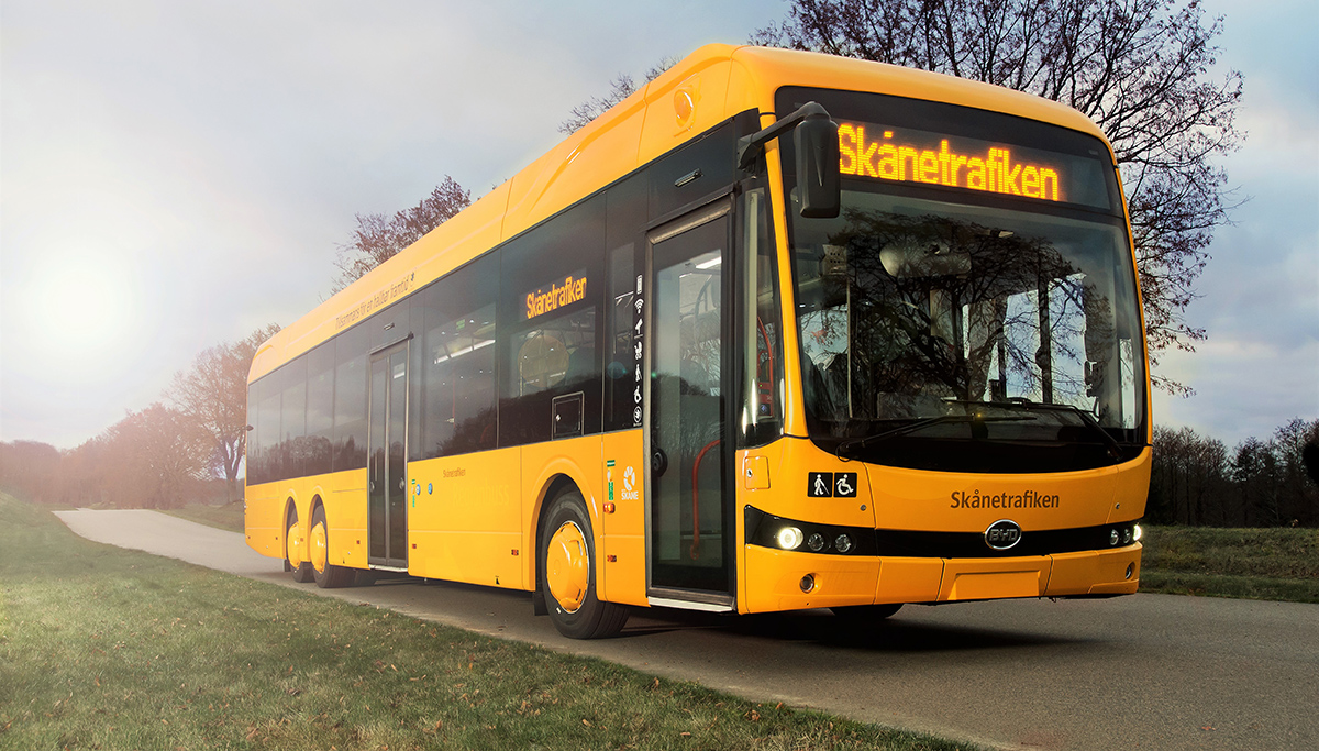 BYD levert voor het eerst elektrische bussen aan Bergkvarabuss in Zweden