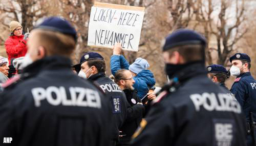 Wenen opnieuw toneel van groot protest tegen coronamaatregelen