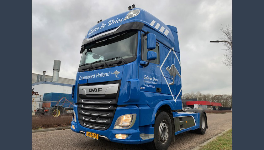 Nieuwe DAF XF voor Eelco de Vries Transport