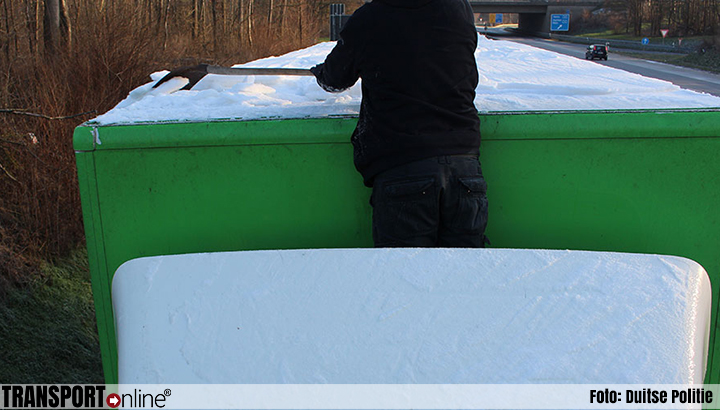 Plekken in Duitsland waar je het dak van je vrachtwagen (trailer) ijs- en sneeuwvrij kunt maken