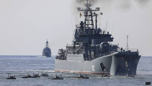 Russische marine houdt oefening verder van Ierse kust