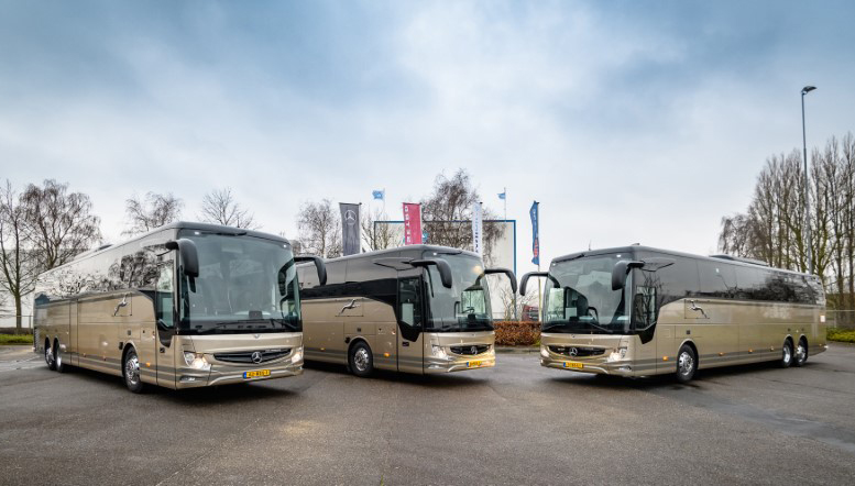 Autobusbedrijf Doornbos voegt drie zeer luxe Tourismo’s toe aan vloot