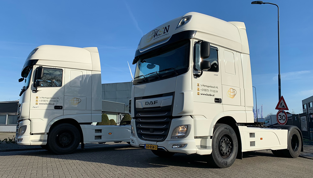Drie 'nieuwe' DAF-trucks voor KSN Transport en Logistiek