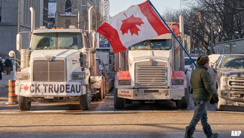 Canada zet leger niet in tegen protesterende truckers