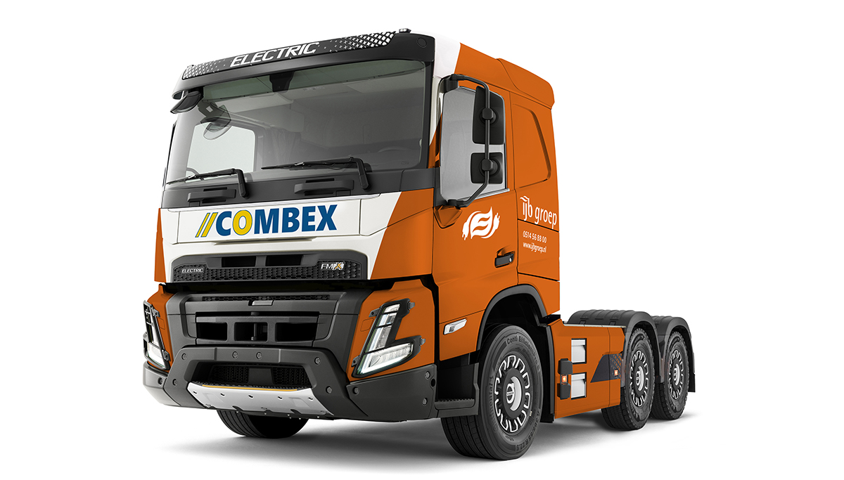 Nieuwe Volvo FMX Electric voor Combex Bouwlogistiek