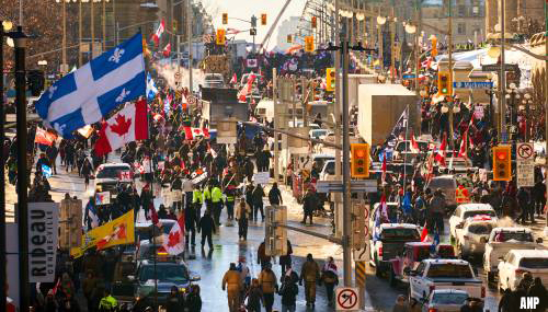 Noodtoestand in Ottawa vanwege demonstratie tegen coronamaatregelen