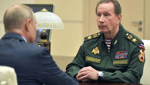Russische topfunctionaris erkent trage vordering militaire actie