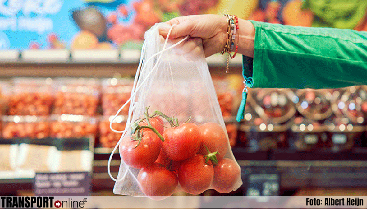 Geen gratis plastic zakjes meer bij groente- en fruitafdeling van Albert Heijn