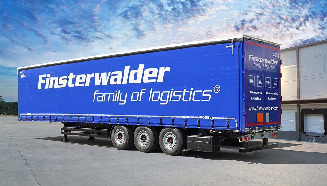 55 nieuwe Kögel Lightplus trailers voor Finsterwalder Groep