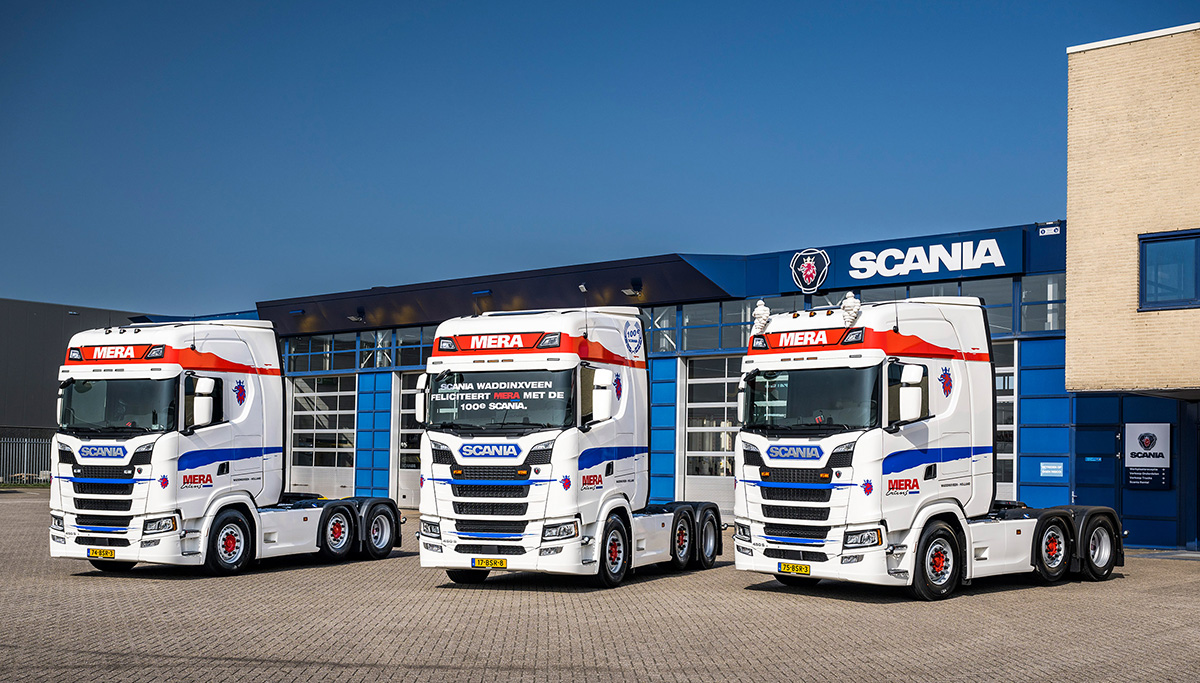 Honderdste Scania voor Mera Trans BV