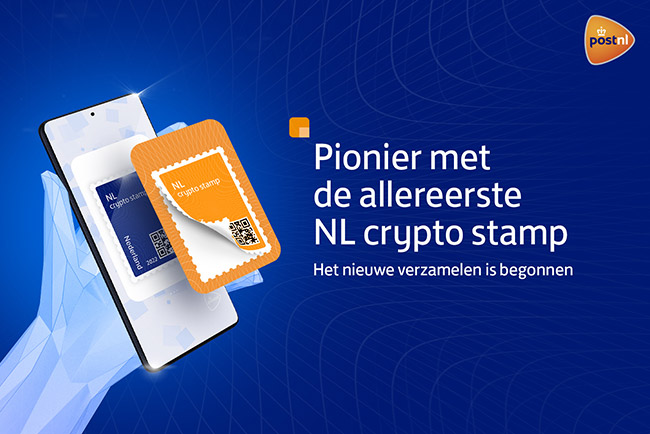 PostNL lanceert de eerste Nederlandse cryptopostzegel