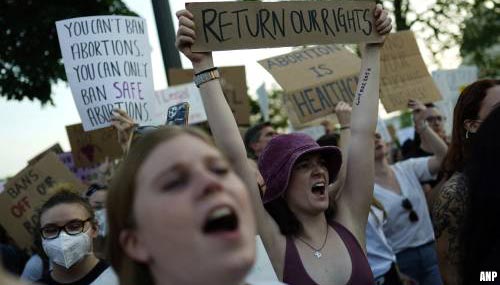 Duizenden Amerikanen protesteren voor recht op abortus