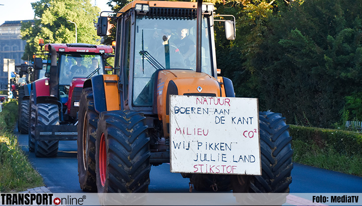 Drukte en langzaam rijden op snelwegen door boerenprotest