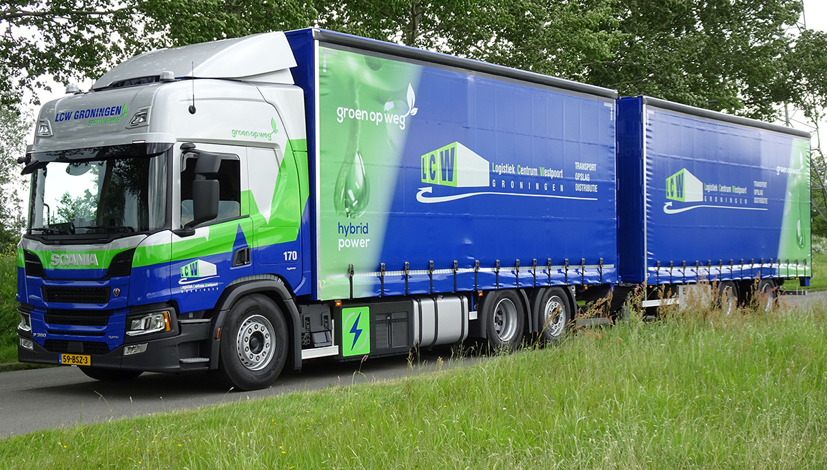 LCW levert bouwmaterialen emissieloos in de binnenstad met nieuwe Scania