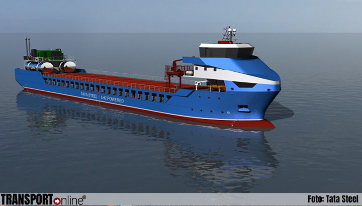 Tata Steel gaat samenwerken met Van Dam Shipping voor waterstof aangedreven schepen