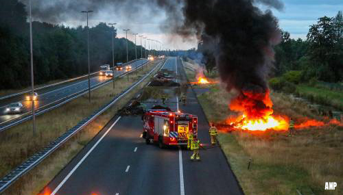 29-jarige man uit Zwolle opgepakt voor brandstichtingen op A28
