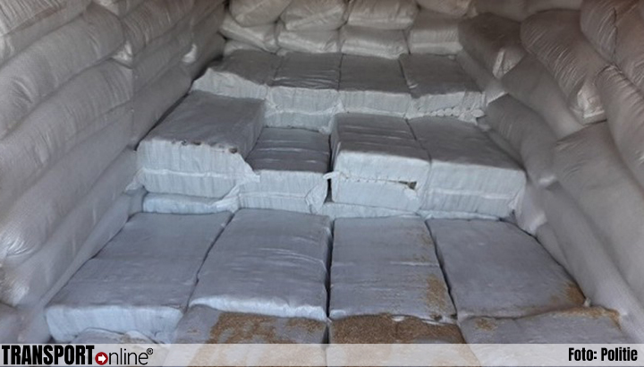Grote partij cocaïne gevonden in lading rijst