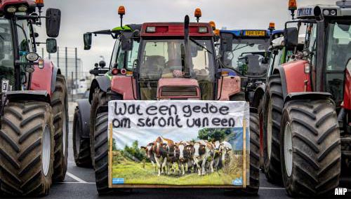 Tractoren worden maandag niet getolereerd op snelwegen rond Schiphol