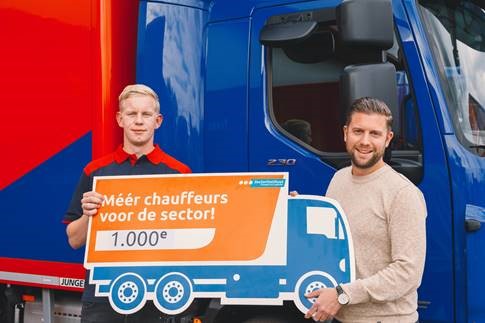 Jesse Pauwels is 1.000ste zij-instromer project ikwordvrachtwagenchauffeur.nl