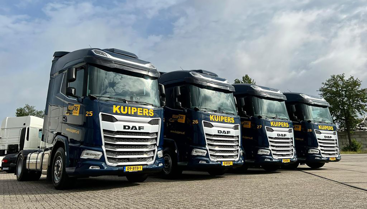 Upgrade wagenpark Kuiper Logistics met nieuwe DAF's en Scania's