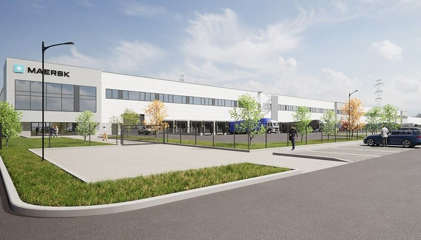 Maersk start bouw 43.000 vierkante meter warehouse in Duisburg