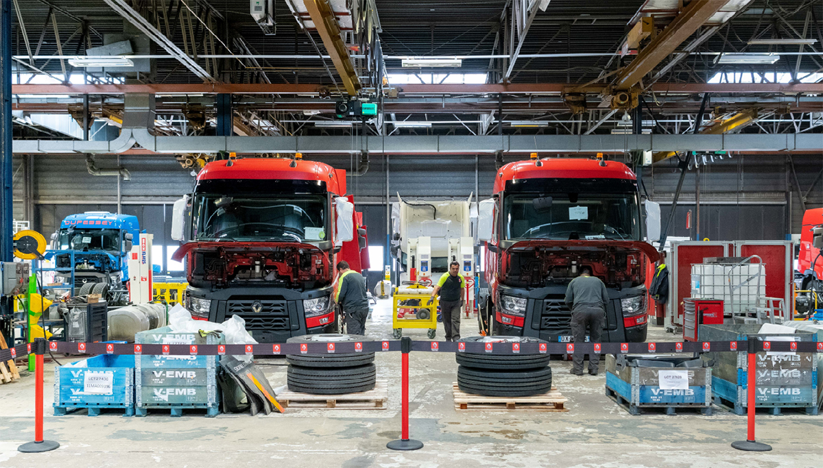 Renault Trucks gaat met de Used Parts Factory onderdelen van gebruikte trucks hergebruiken