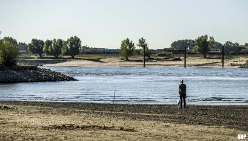 Hoeveelheid water in Maas en Rijn daalt snel