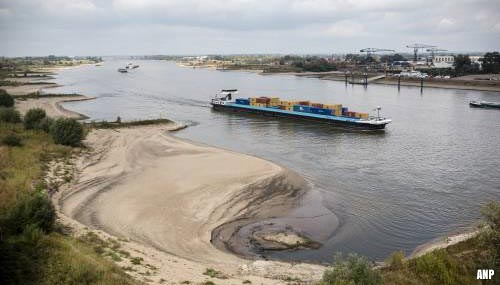 Waterstand Rijn bij Duitse stad Kaub gedaald tot onder 1 meter