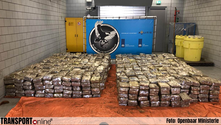 Douane onderschept 3.000 kilo cannabis in Rotterdamse haven