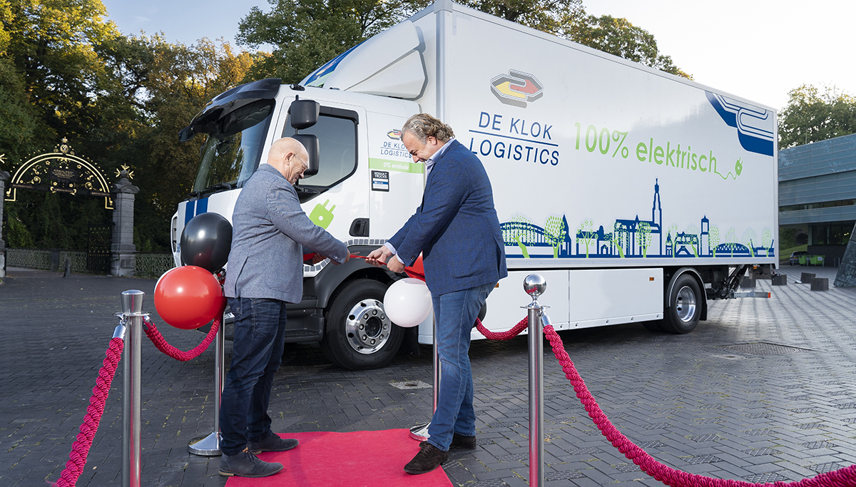 De Klok Logistics presenteert nieuwe elektrische vrachtwagen(s)