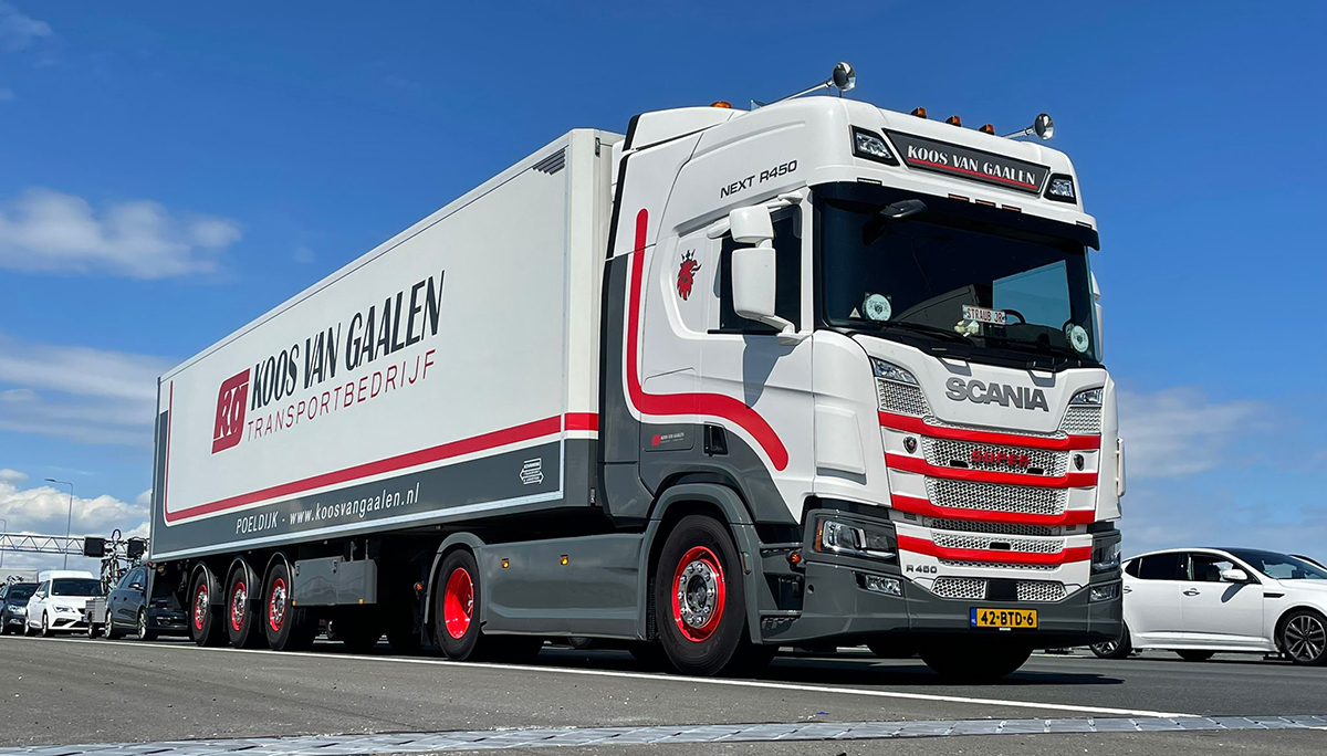 Transportbedrijf Koos van Gaalen breidt wagenpark uit met veertien nieuwe Scania's