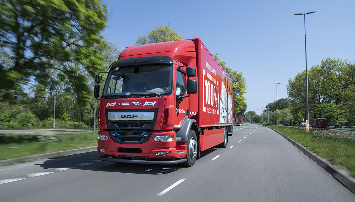 Nabuurs en AB Inbev gaan met elektrische vrachtwagen Groningen in