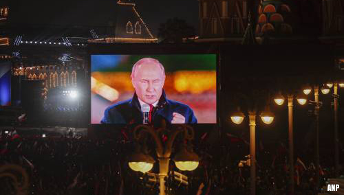 Poetin tijdens concert in Moskou: de overwinning zal aan ons zijn