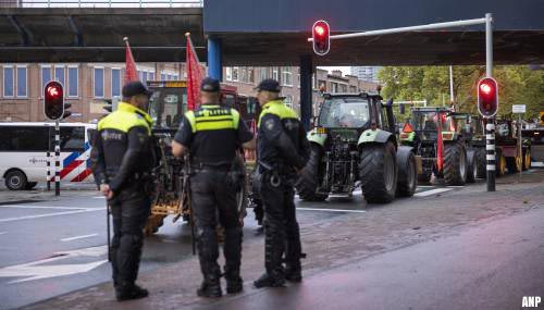 Politie: geen arrestaties bij tractorenprotest in Den Haag