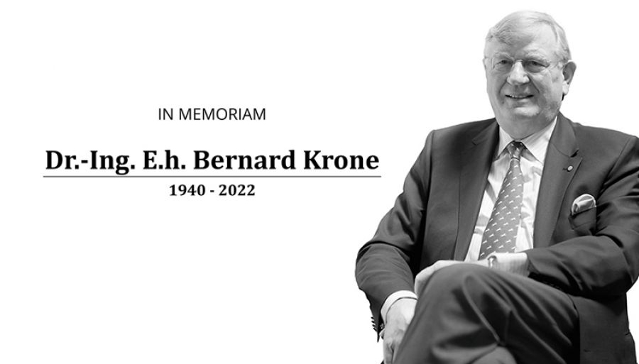 Dr. Bernard Krone, jarenlange eigenaar van de Krone Groep, overleden