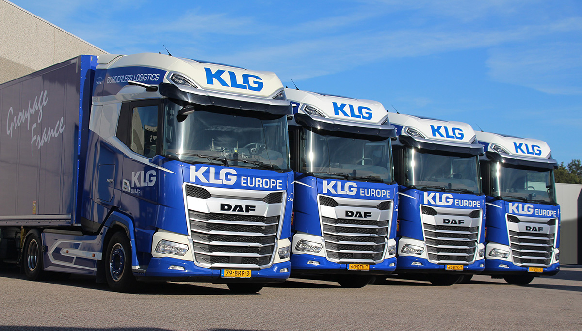 De eerste van vijftig DAF XG+ trucks voor KLG Europe afgeleverd