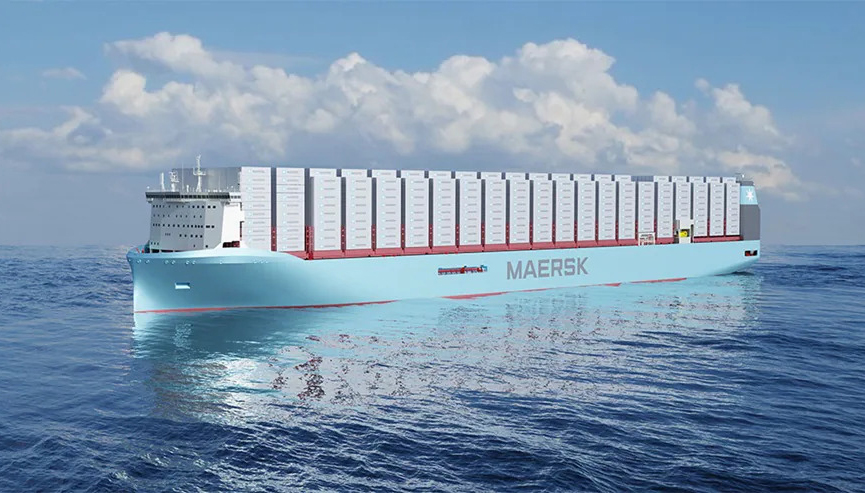 Maersk bestelt nog eens zes grote methanol containerschepen